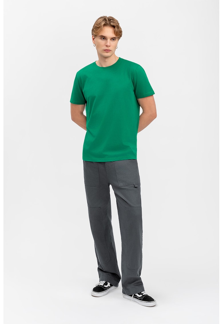 Tricou unisex de bumbac - Verde aquamarin