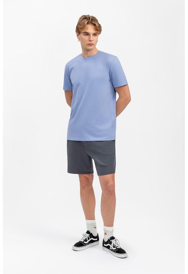Tricou unisex de bumbac - Albastru azur