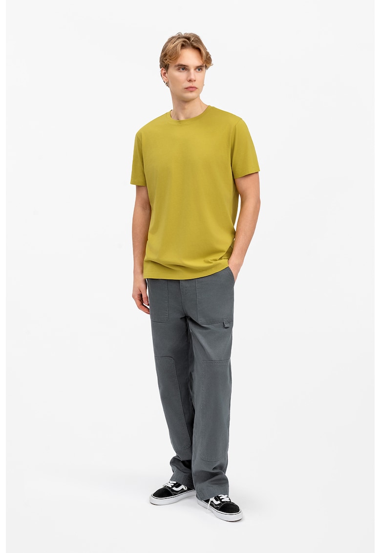 Tricou unisex de bumbac - Verde masliniu