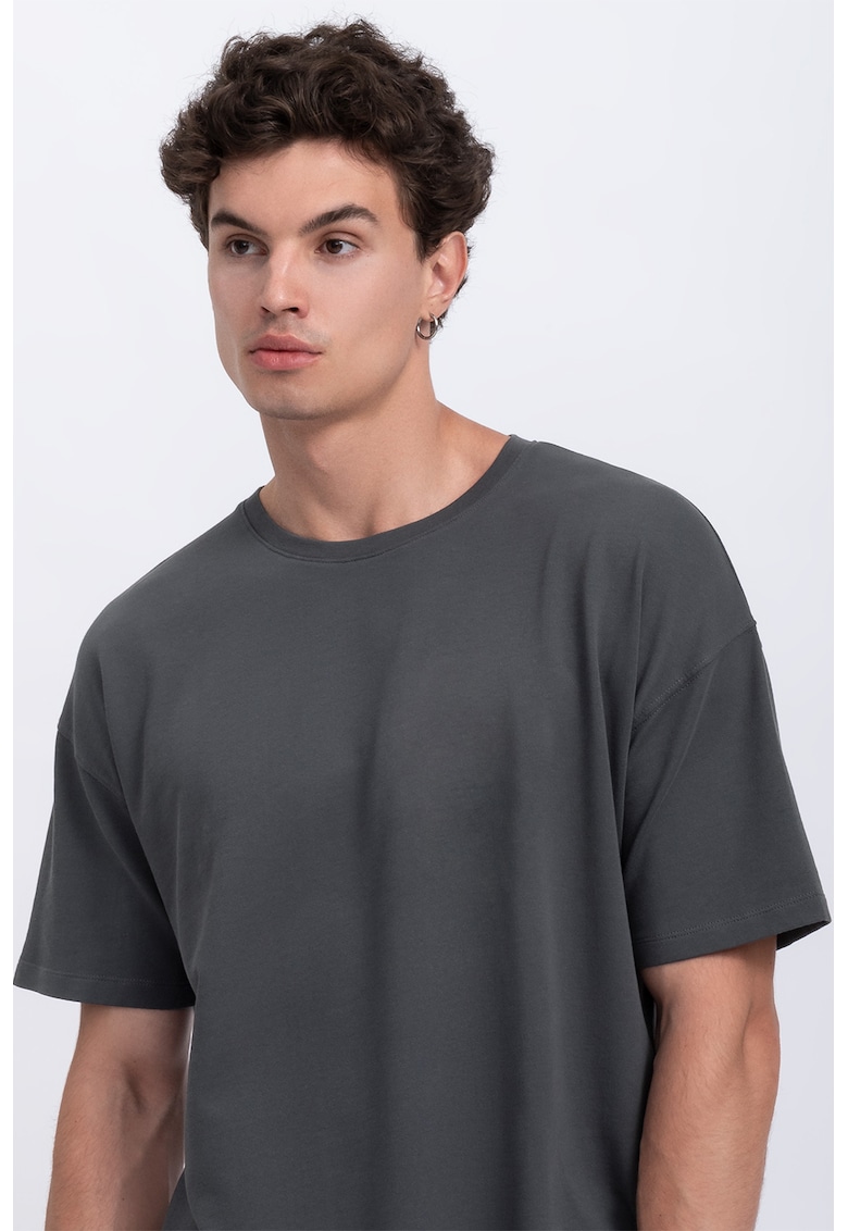 Tricou lejer unisex cu maneci cazute