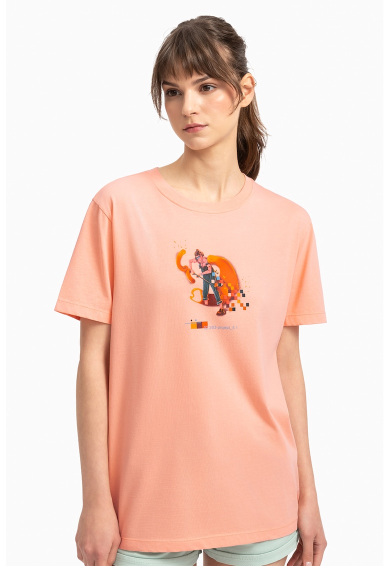 Tricou unisex din bumbac cu imprimeu