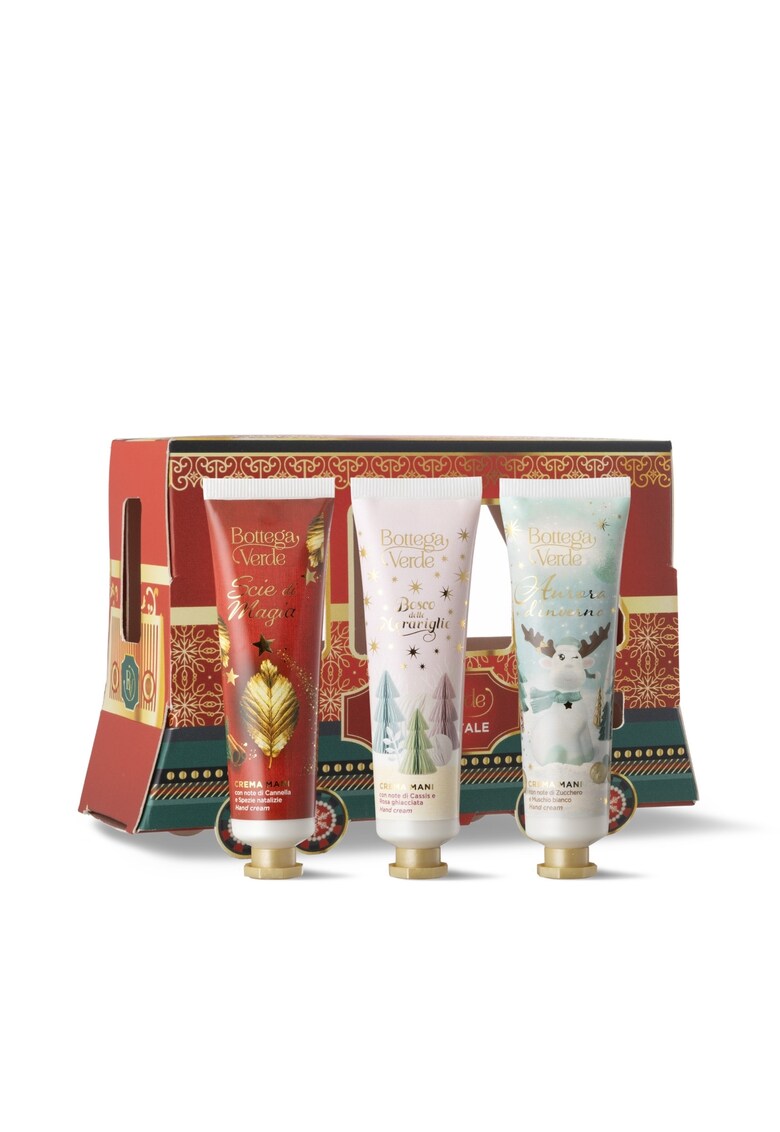 Set cadou femei hidratare maini - in 3 arome speciale - Bosco delle meraviglie - 3x30 ML -