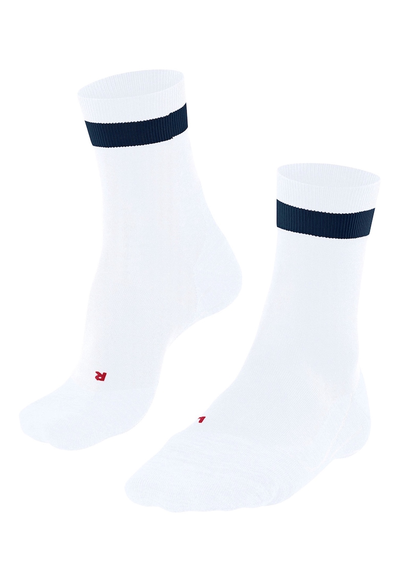 Sosete lungi cu model colorblock pentru fitness