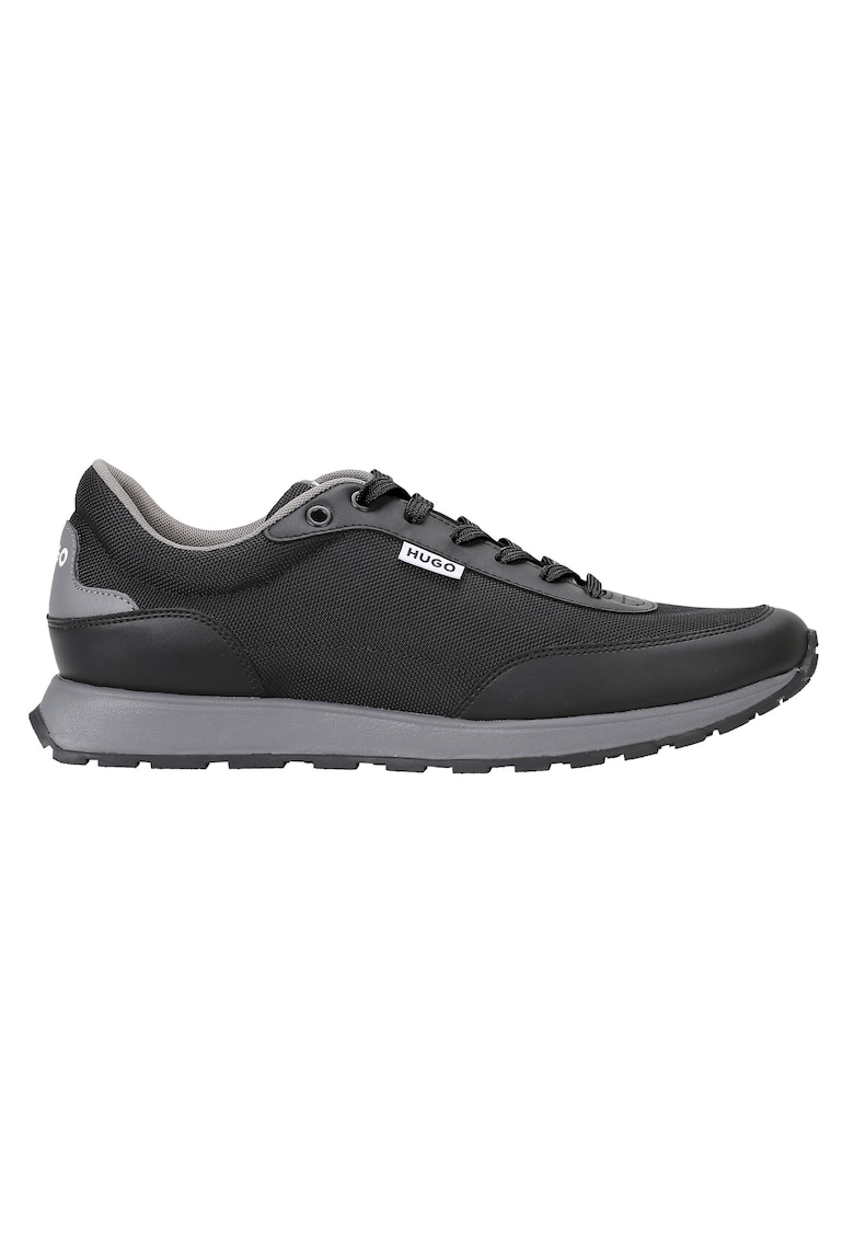 Pantofi sport cu siret Icelin Runn - Negru