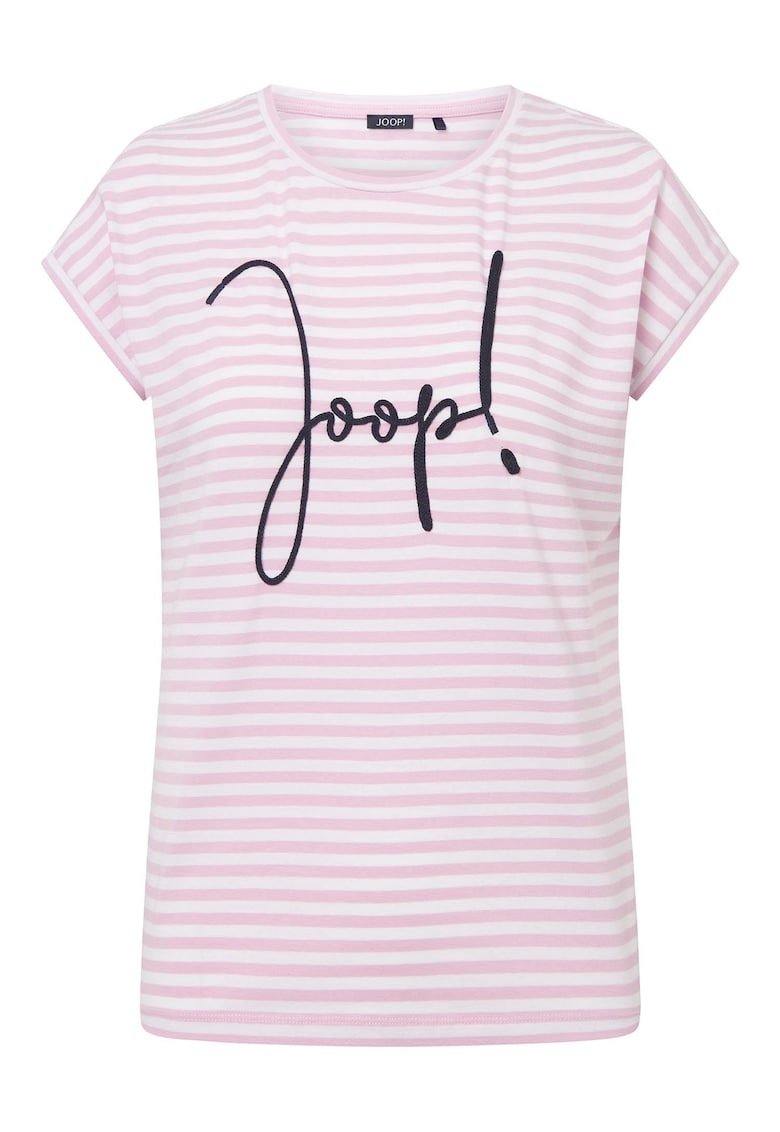 Tricou in dungi cu logo brodat Teri