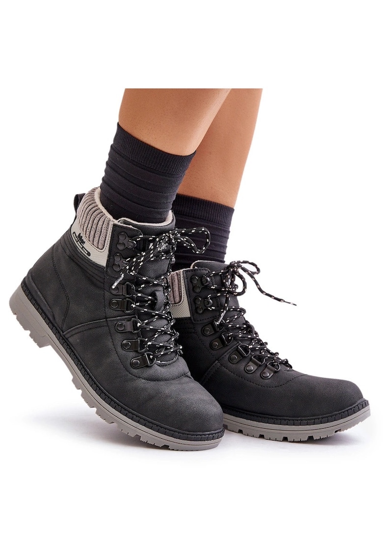 Ghete dama Lee Cooper - izolate - negre - piele ecologica