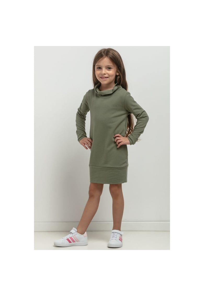 Rochie sport cu maneci lungi MMD37 verde