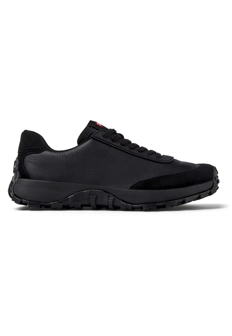 Pantofi sport Drift Trai din piele si piele nabuc - Negru