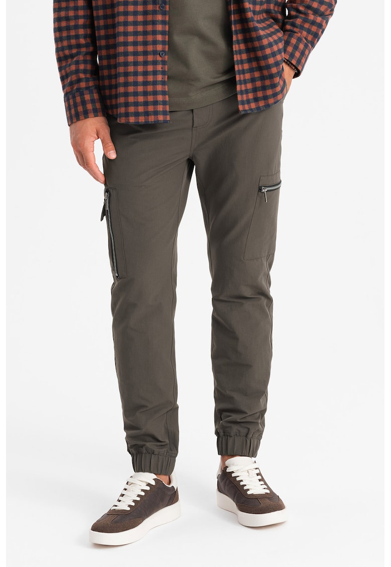 Pantaloni cargo cu snur