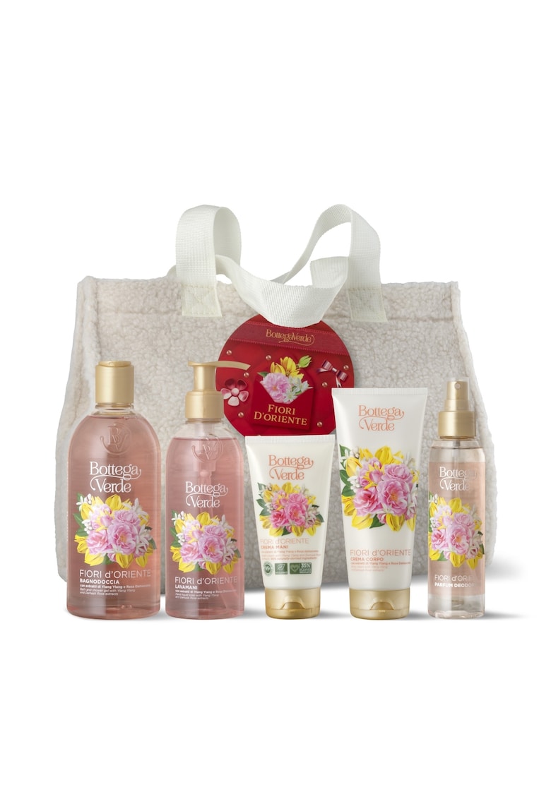Set cadou femei - parfumare corp - cu extract de trandafir si Ylang Ylang - Fiori d'Oriente - 125 ML - 200 ML - 250 ML - 400 ML - 75 ML -