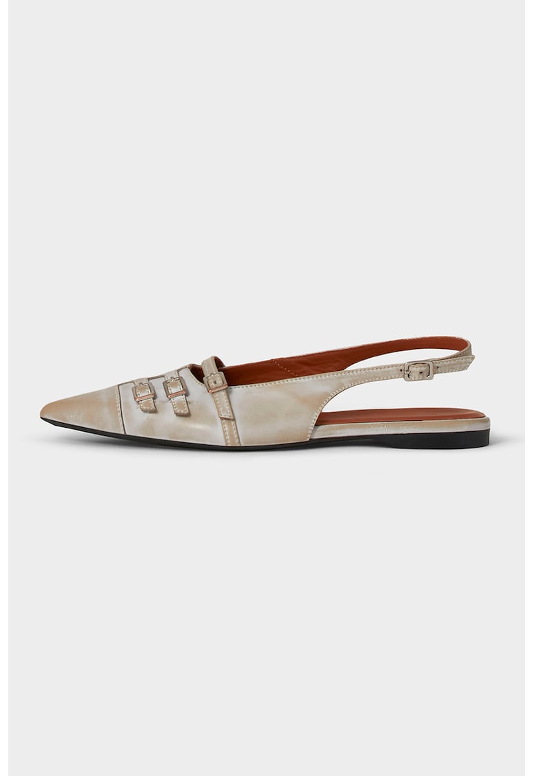 Balerini slingback din piele