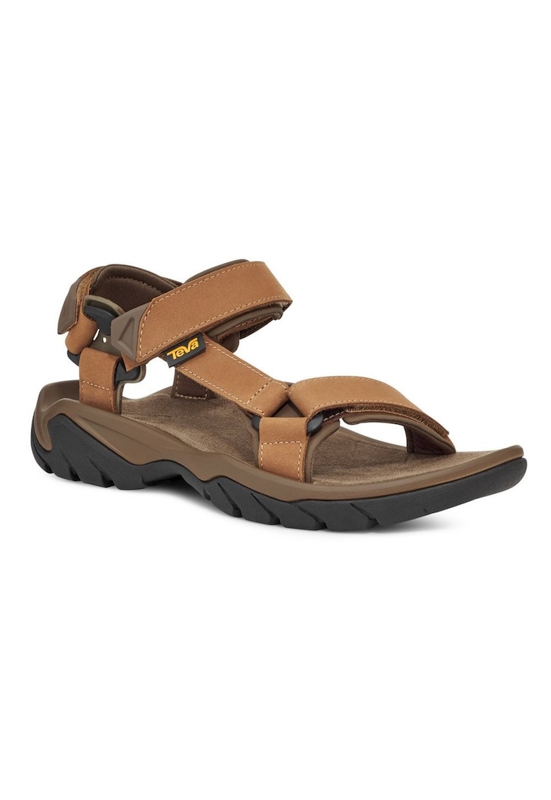 Sandale barbati Terra Fi 5 - Piele naturala - Maro