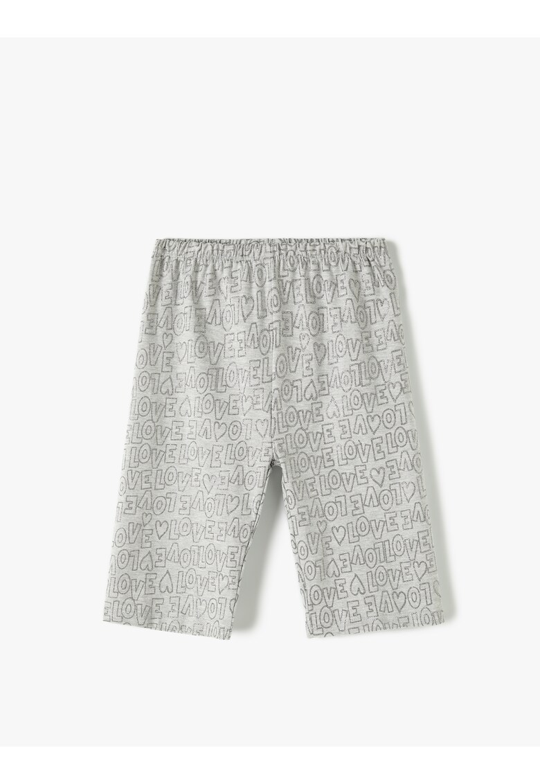 Colanti scurti cu imprimeu