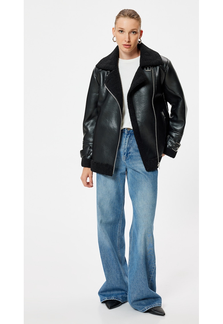 Jacheta din piele ecologica