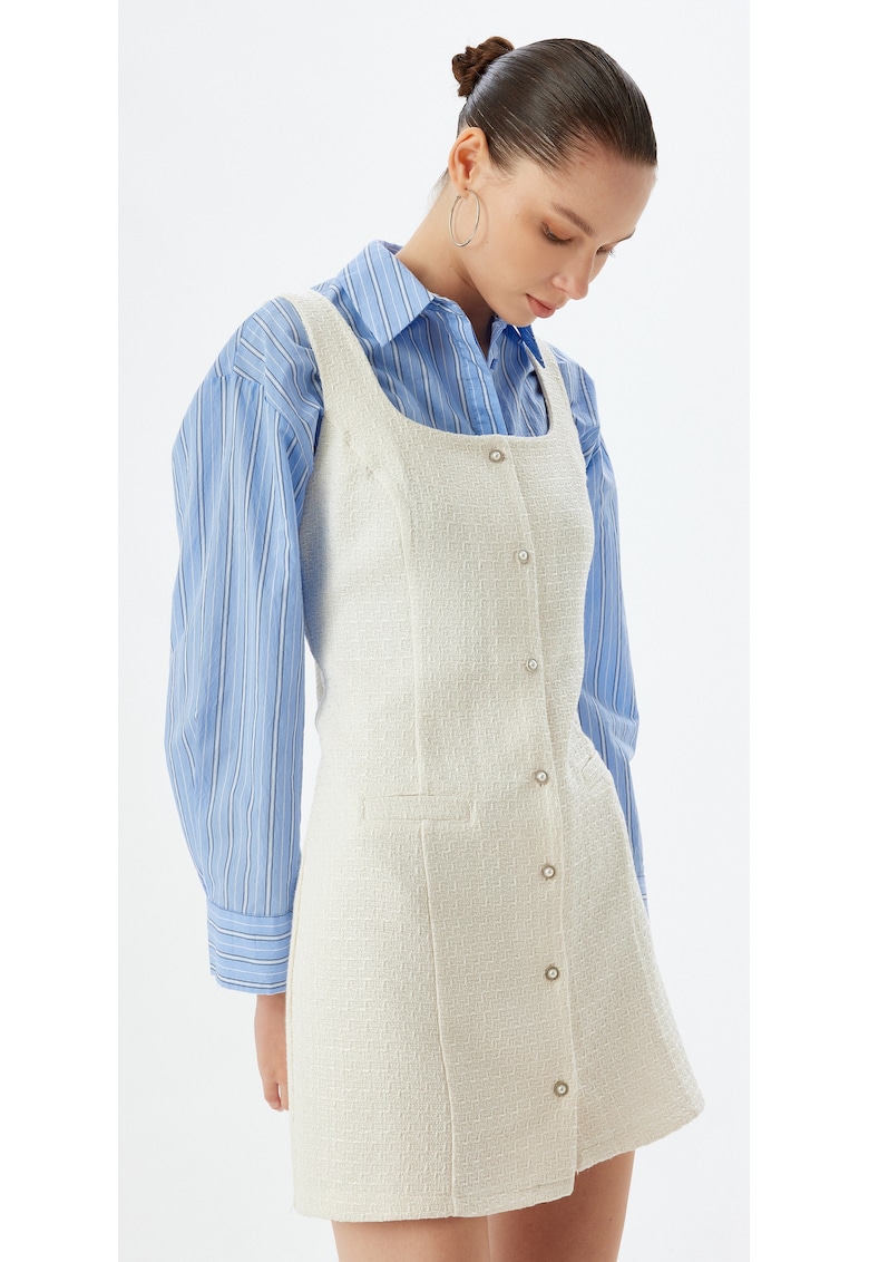 Rochie scurta cu decolteu patrat