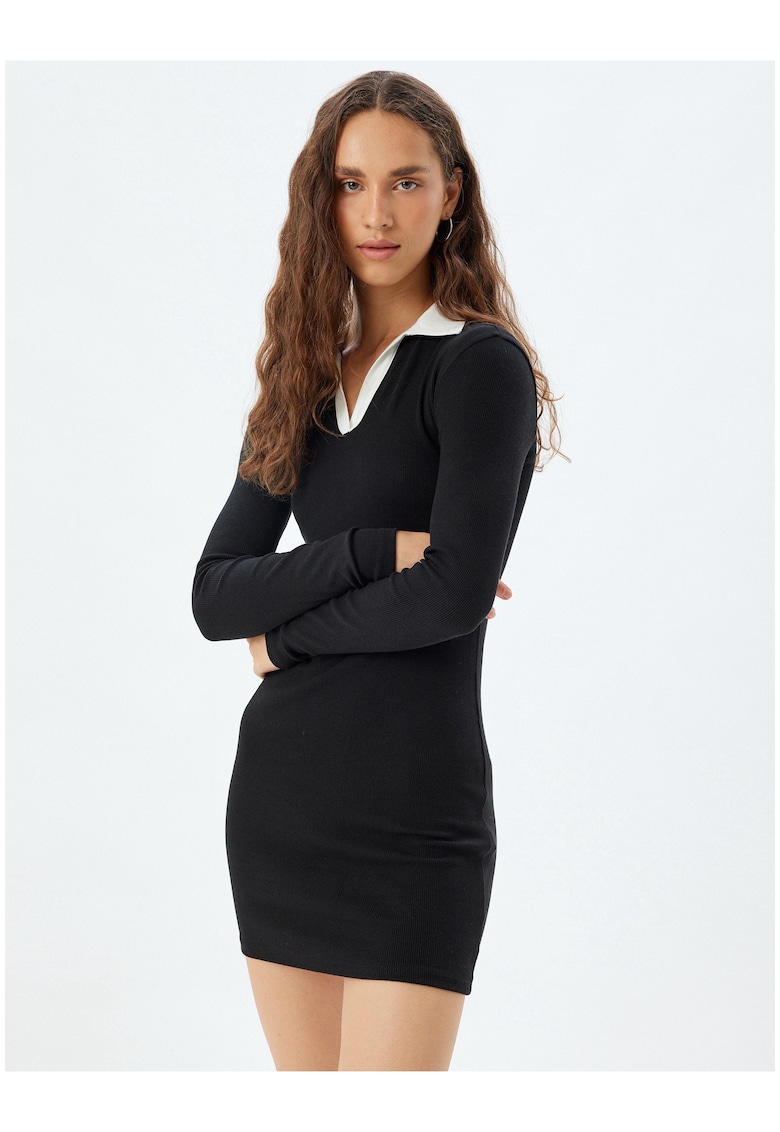 Rochie polo cu croiala cambrata