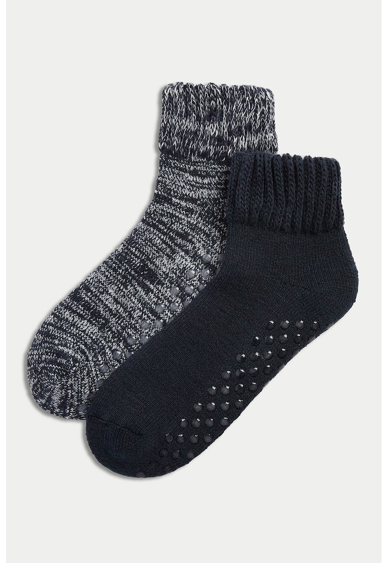 Set de sosete scurte din amestec de lana - 2 perechi Set de sosete scurte din amestec de lana - 2 perechi