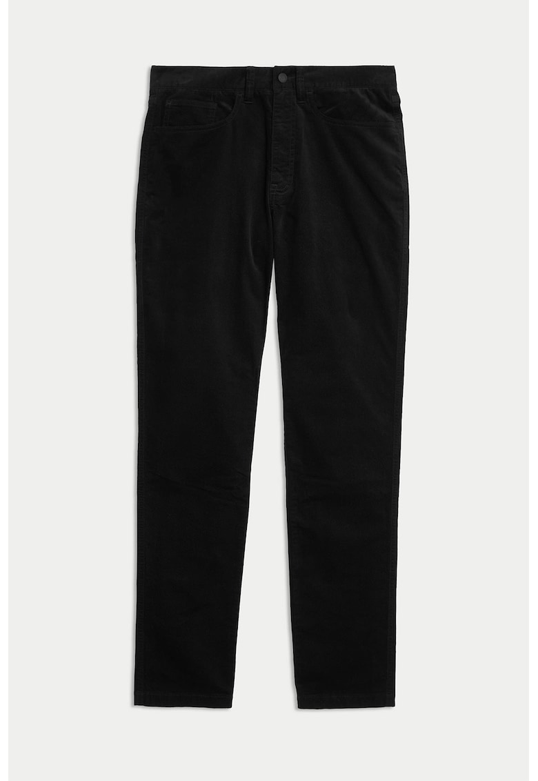 Pantaloni slim fit din reiat