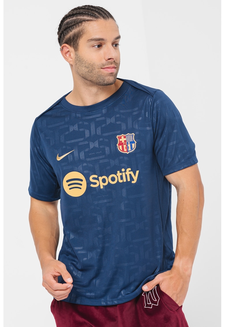 Tricou cu tehnologie Dri-Fit - pentru fotbal F.C. Barcelona Academy