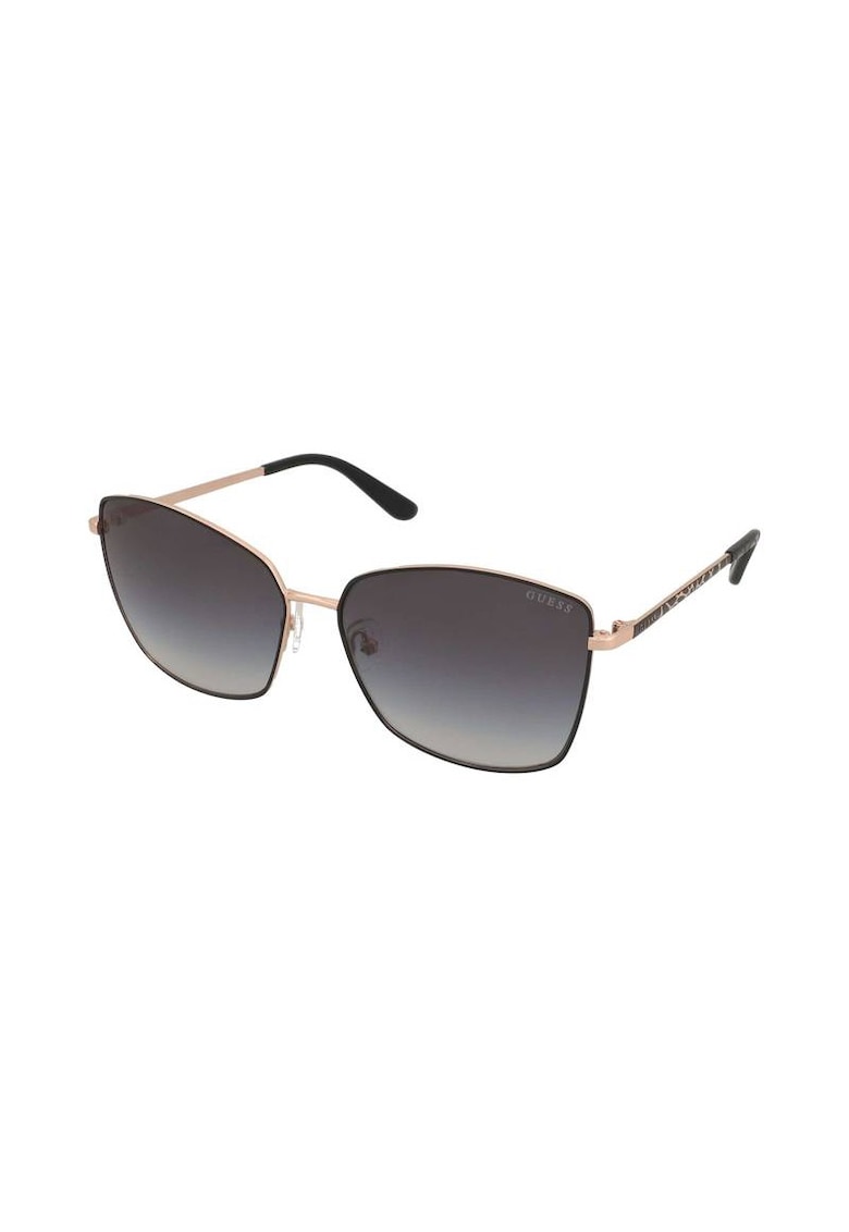 Ochelari de soare dama - metal - negru/auriu