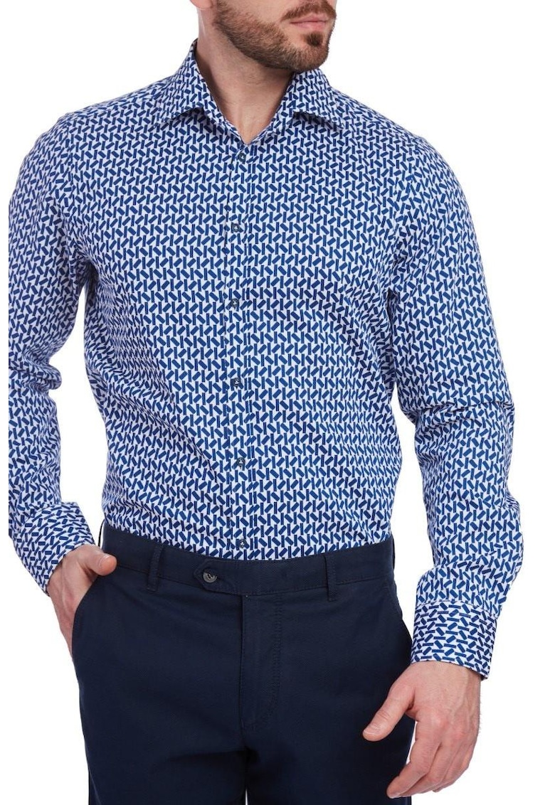 Camasa barbati - slim fit 5960 - Bleumarin