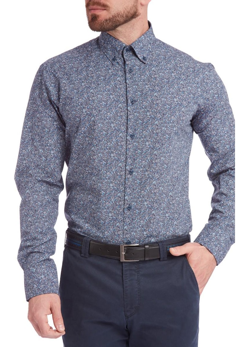 Camasa barbati - Shirt SLIM FIT 6963 - Albastru