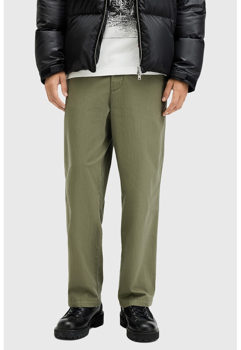 Pantaloni drepti cu croiala ampla Warden