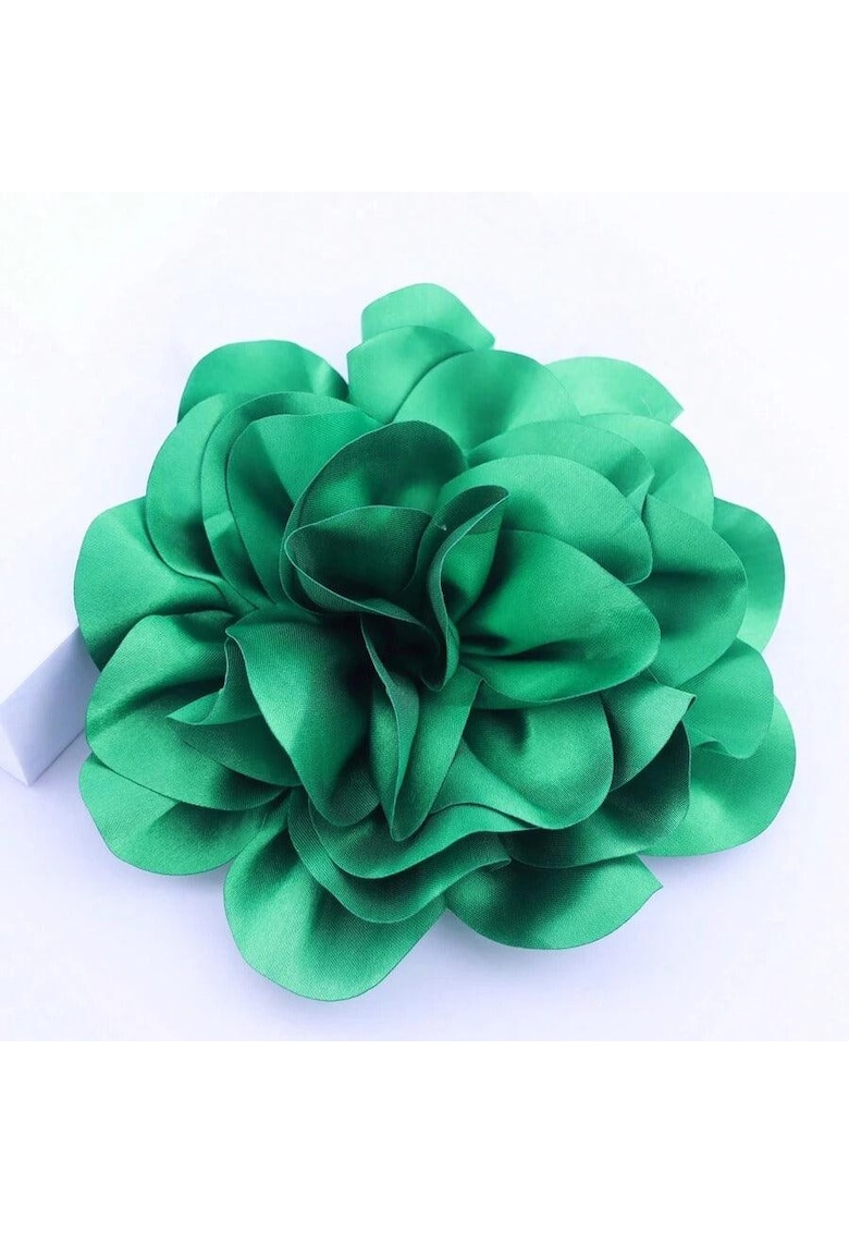 Brosa tip floare supradimensionata - verde - Maia C21