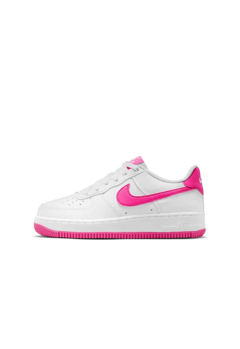 Pantofi sport copii - Air Force 1 Bg - Alb - Piele naturala Pantofi sport copii - Air Force 1 Bg - Alb - Piele naturala