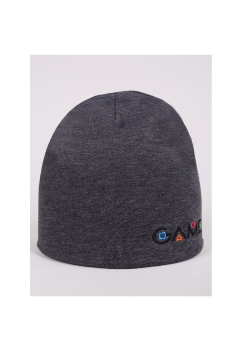 Fes Pentru Baieti Din Bumbac - Game - Gri - Uni - Bumbac - Textil - Baieti - Gri