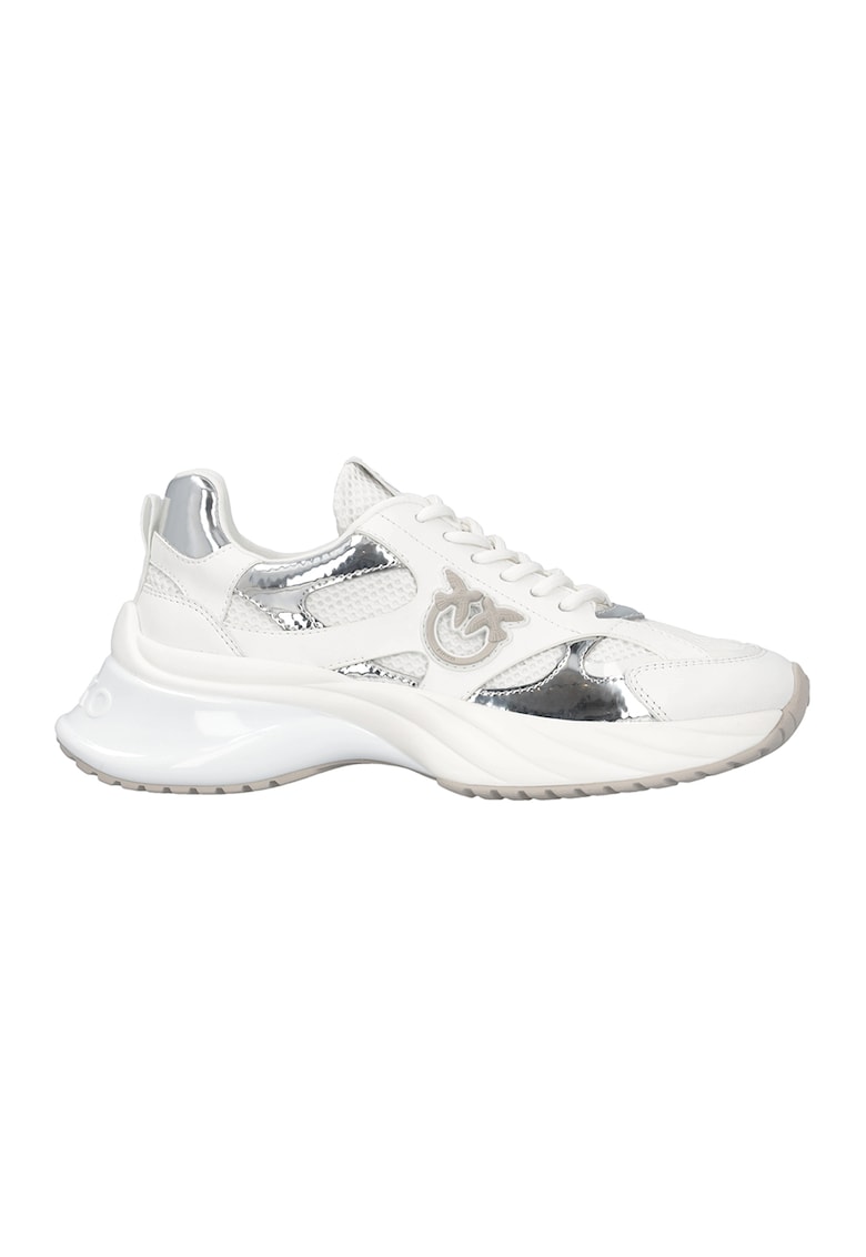 Pantofi sport cu insertii metalizate