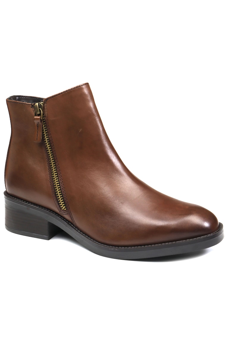 Ghete dama - piele naturala - VB22 4202 - Maro