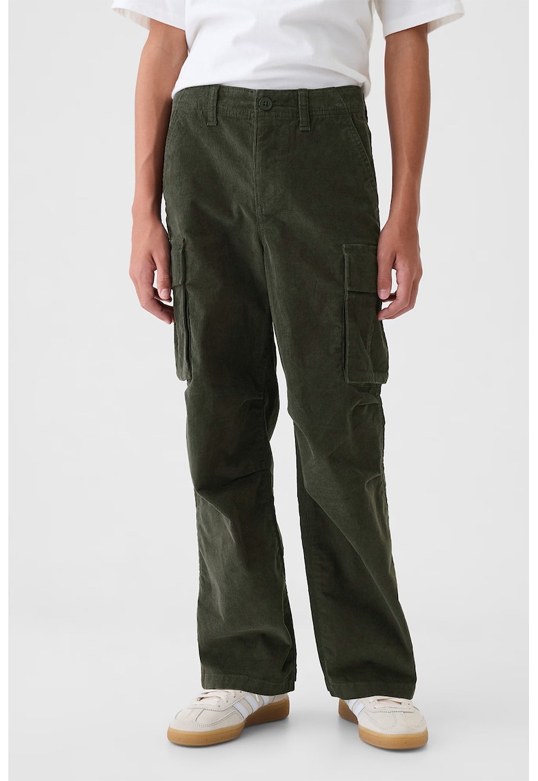 Pantaloni cargo baggy din reiat