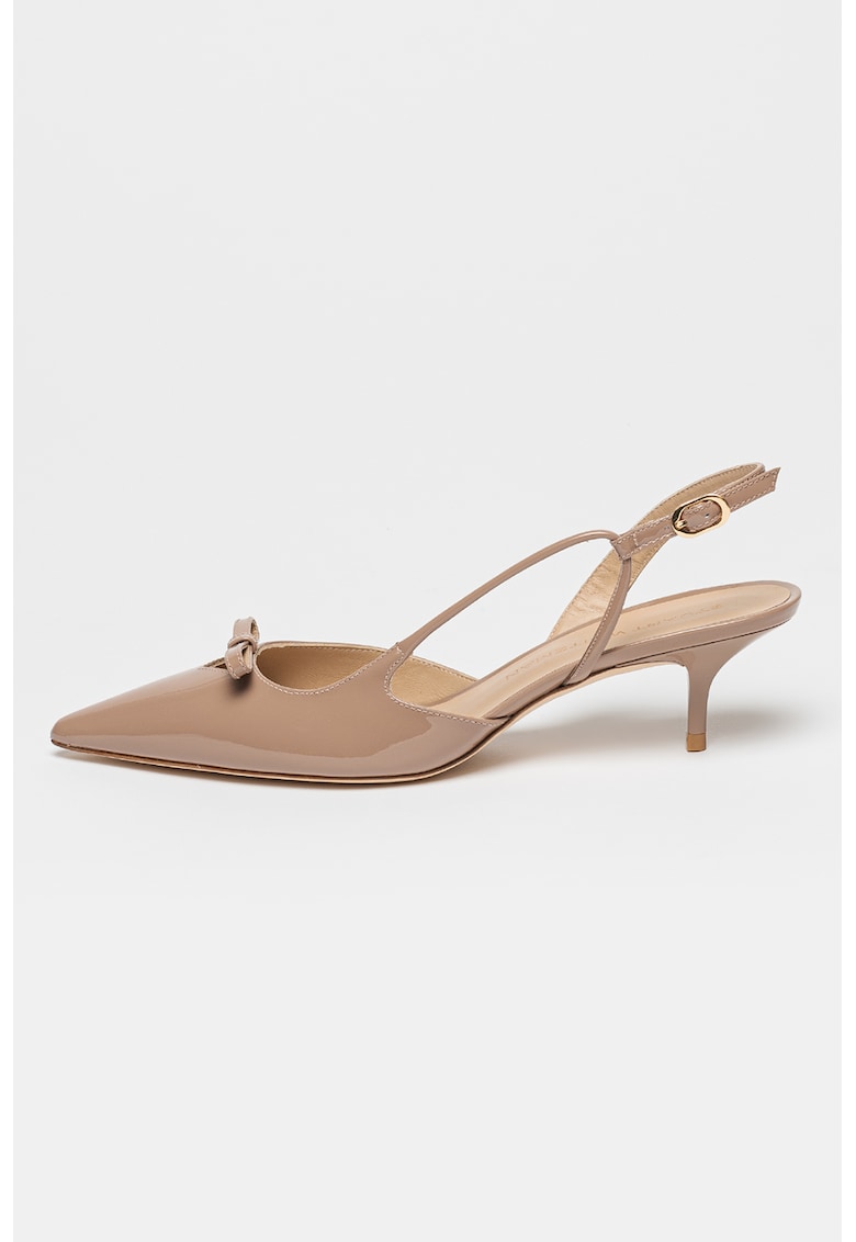 Pantofi de piele lacuita Tully 50 - Maro inchis