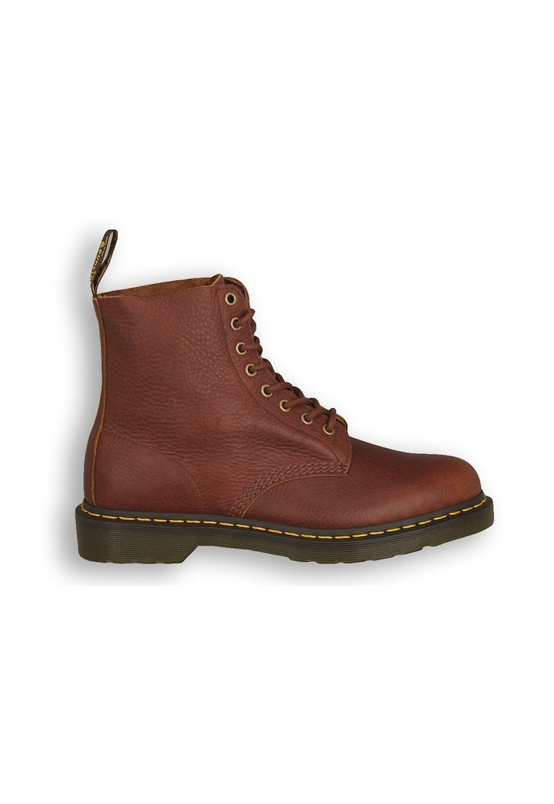Ghete barbati Dr Martens Pascal Cashew Ambassadormaro - croiala peste glezna - piele naturala - maro