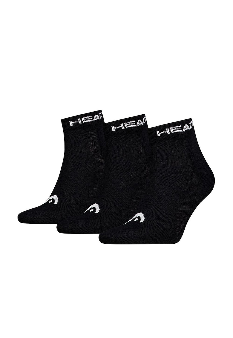 Set 3 Perechi Sosete  Elements Quarter 701229010-001 - Barbati - Negru