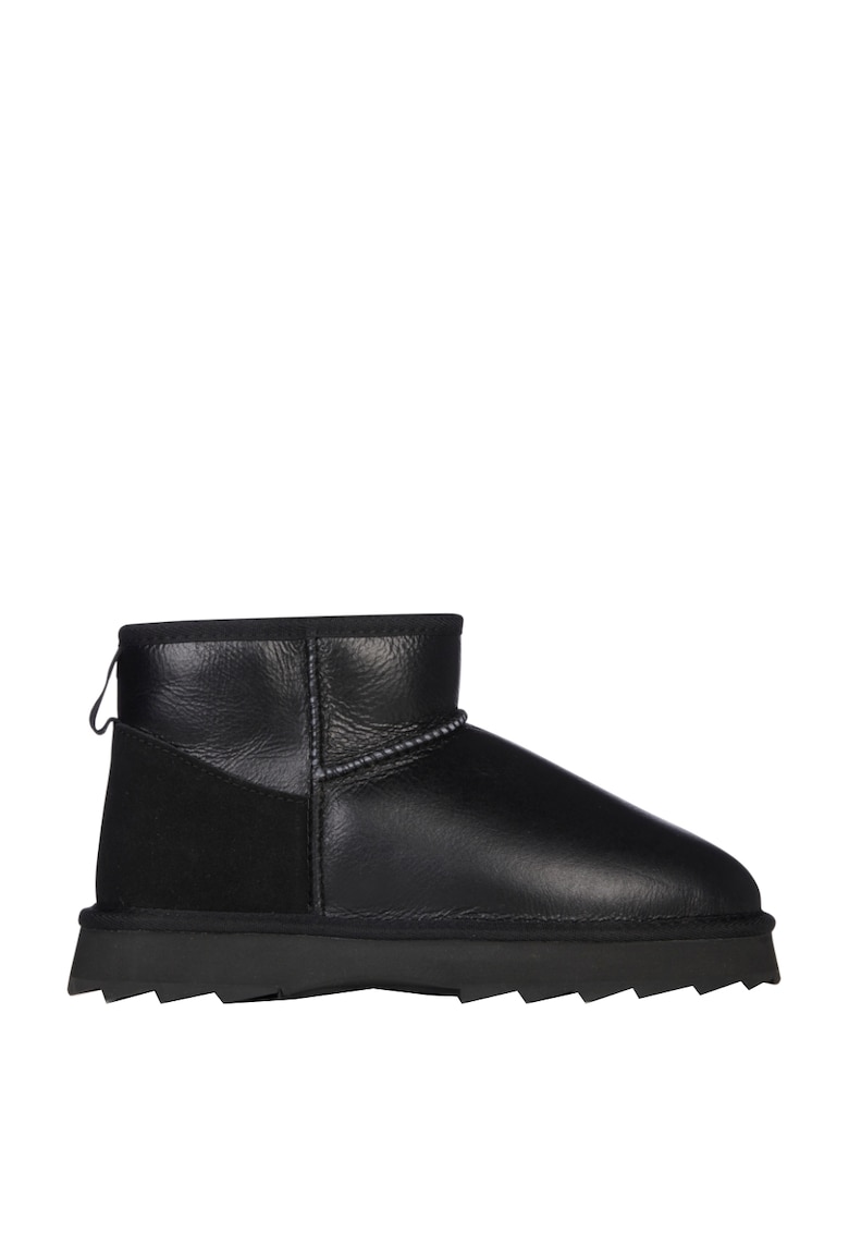 Ghete dama W13154BLAK - Piele naturala - Negru -