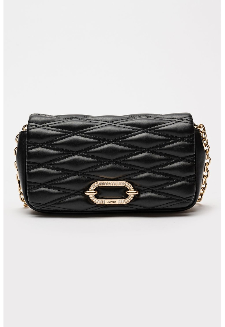 Geanta crossbody de piele ecologica cu aspect matlasat Aviva Mini