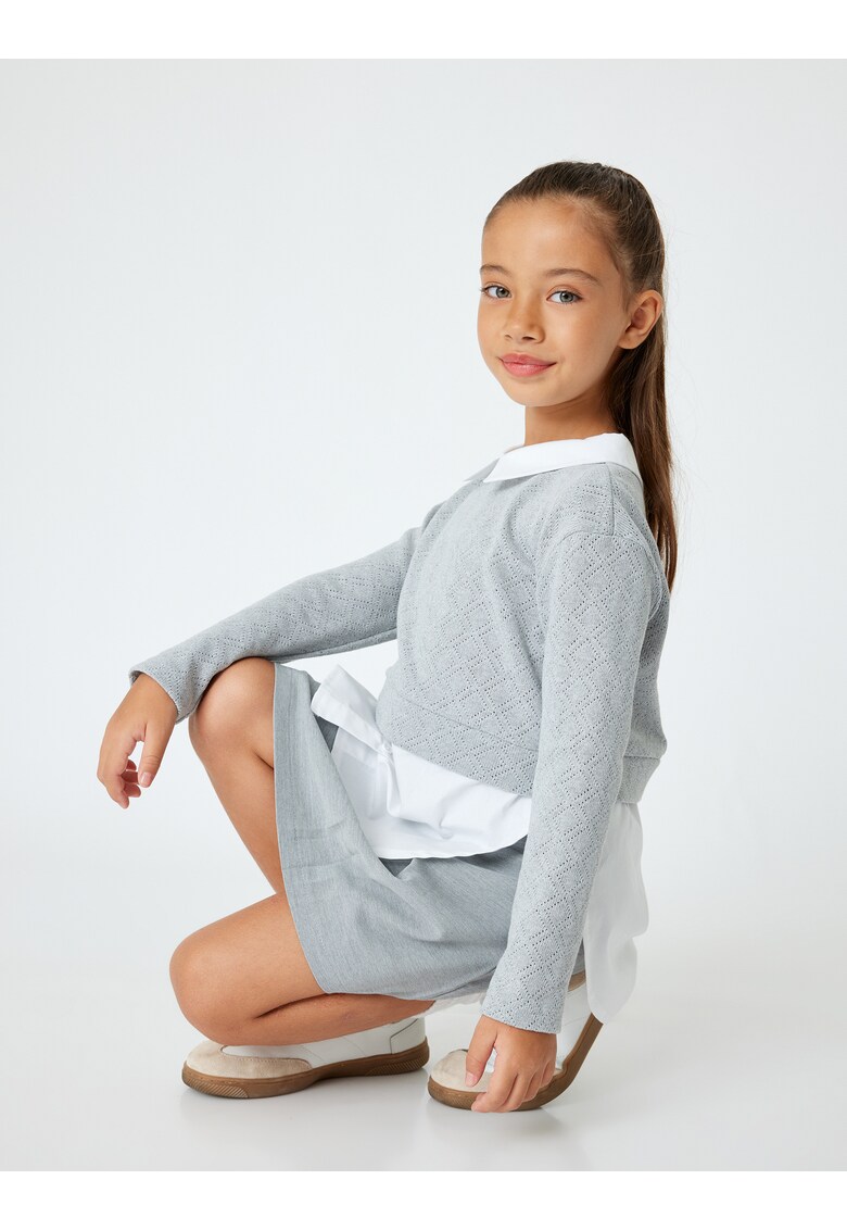 Pulover cu aspect 2 in 1