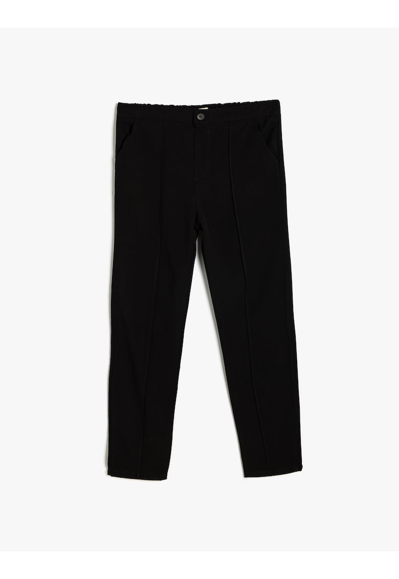 Pantaloni regular fit cu buzunare