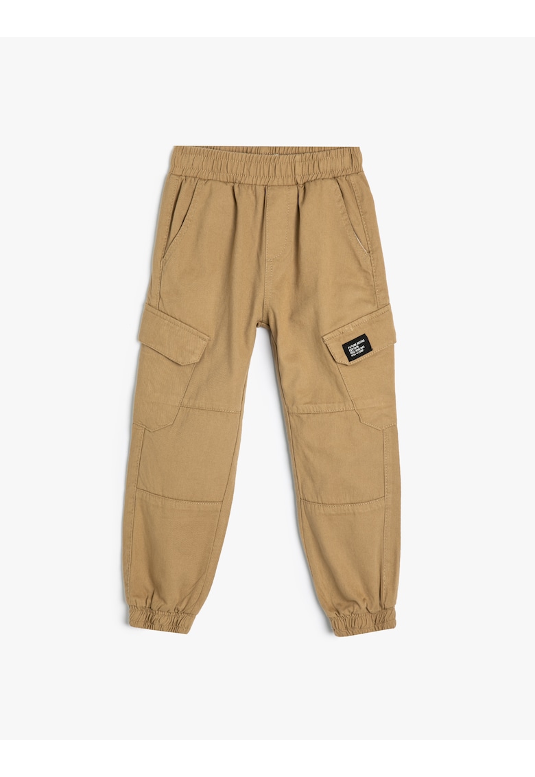 Pantaloni jogger cargo de bumbac