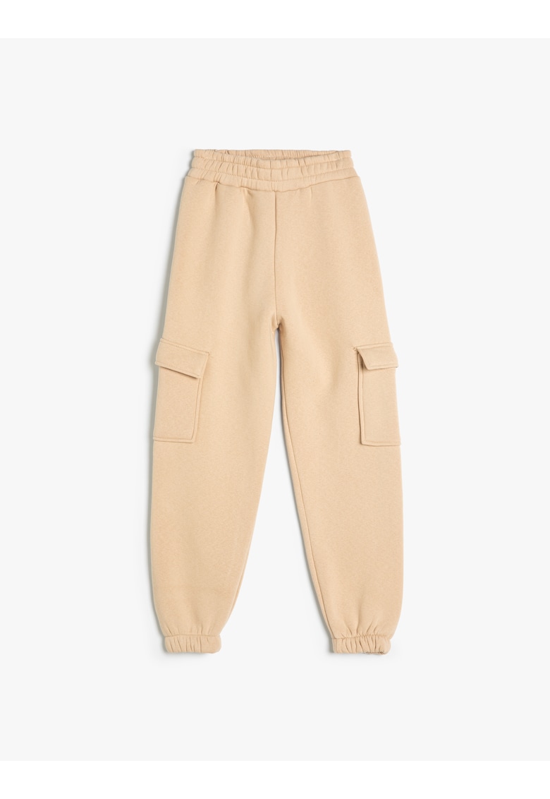 Pantaloni de trening cargo cu buzunare cu clapa