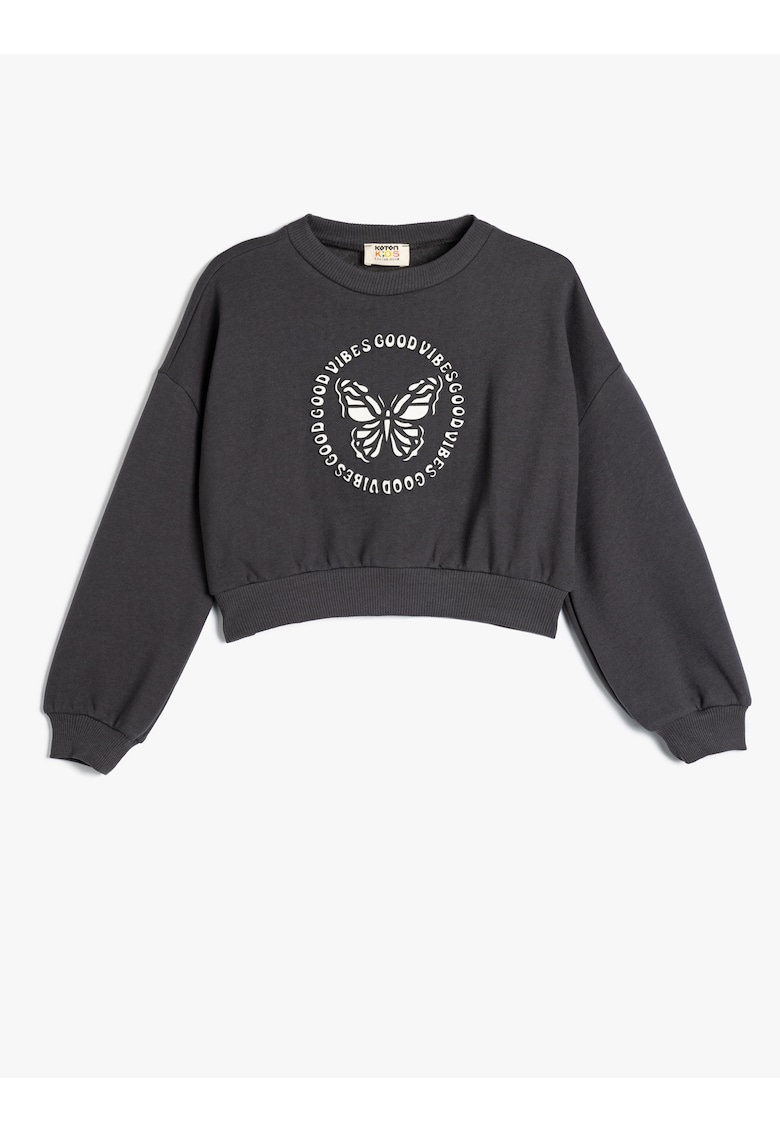 Bluza de trening supradimensionata cu imprimeu grafic