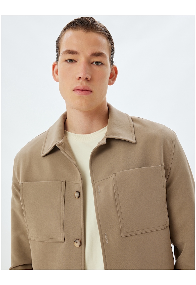 Jacheta-camasa cu buzunare pe piept