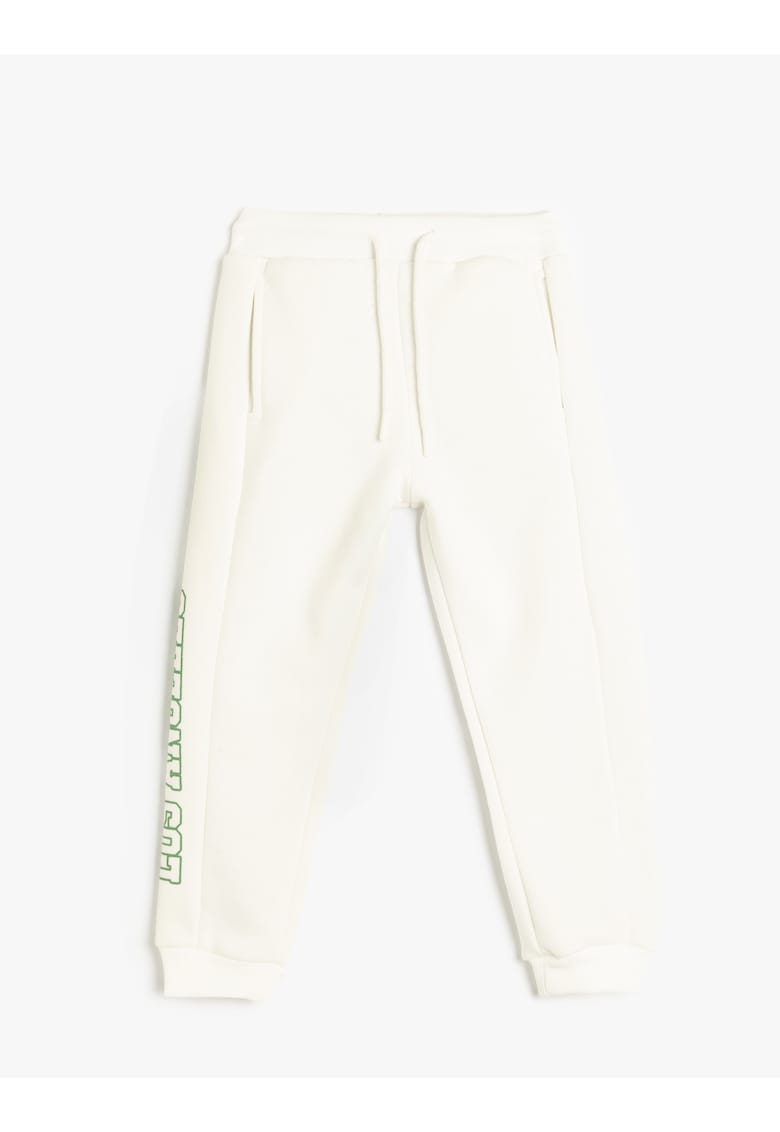 Pantaloni de trening relaxed fit cu talie ajustabila