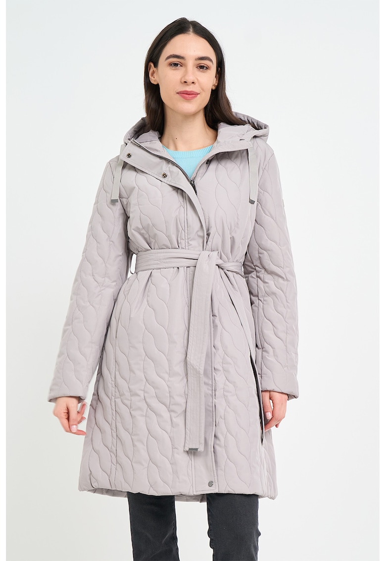 Geaca cu un cordon in talie