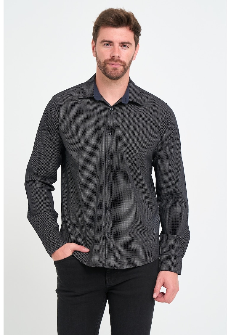 Camasa din bumbac cu model