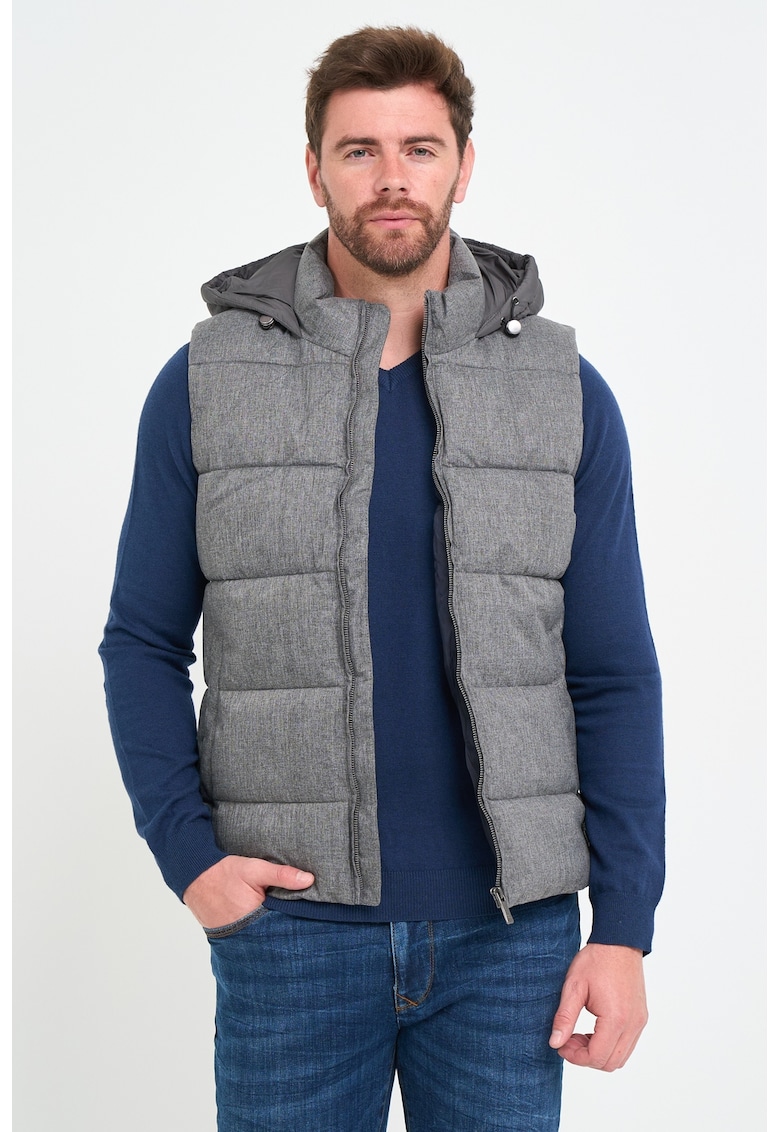 Vesta cu vatelina si fermoar