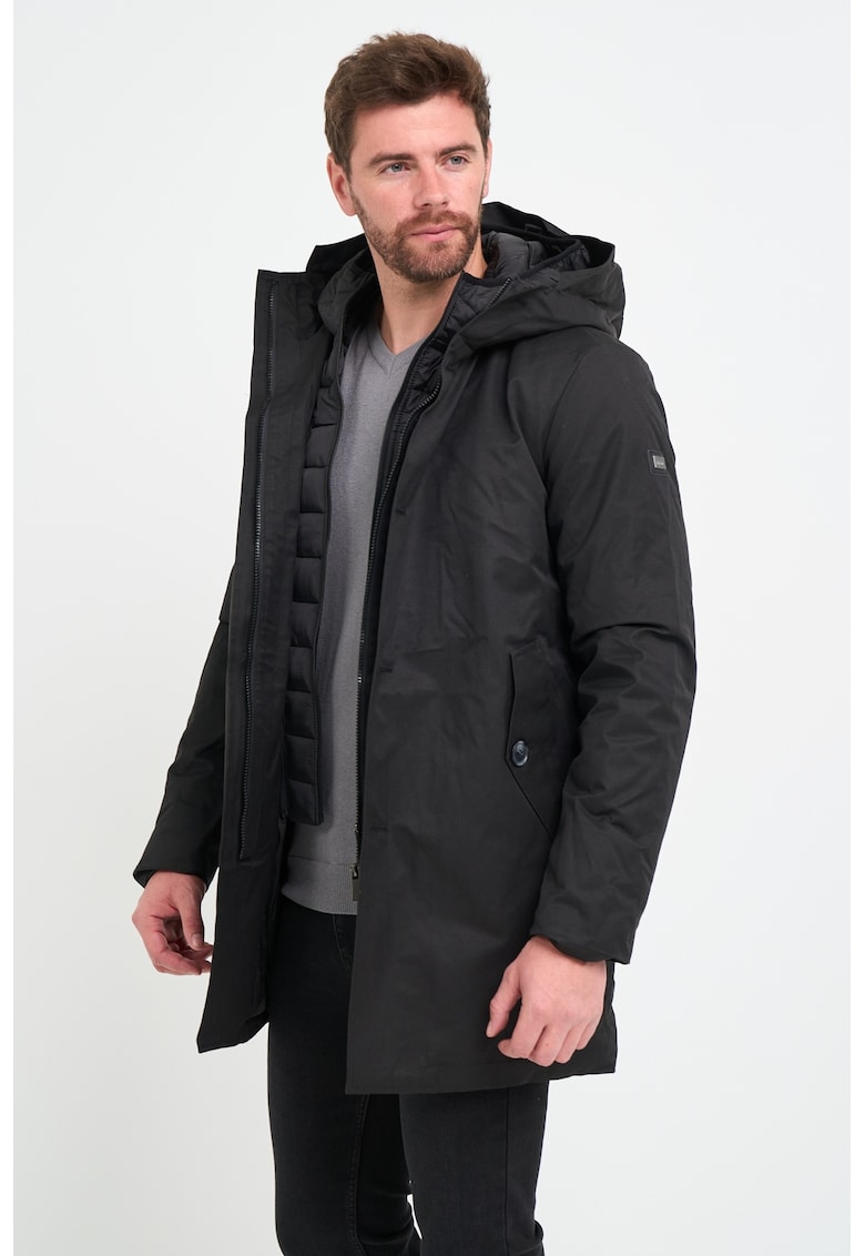 Geaca cu vatelina si fermoar