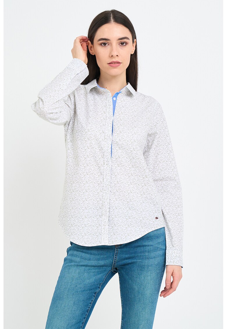 Camasa de bumbac cu imprimeu